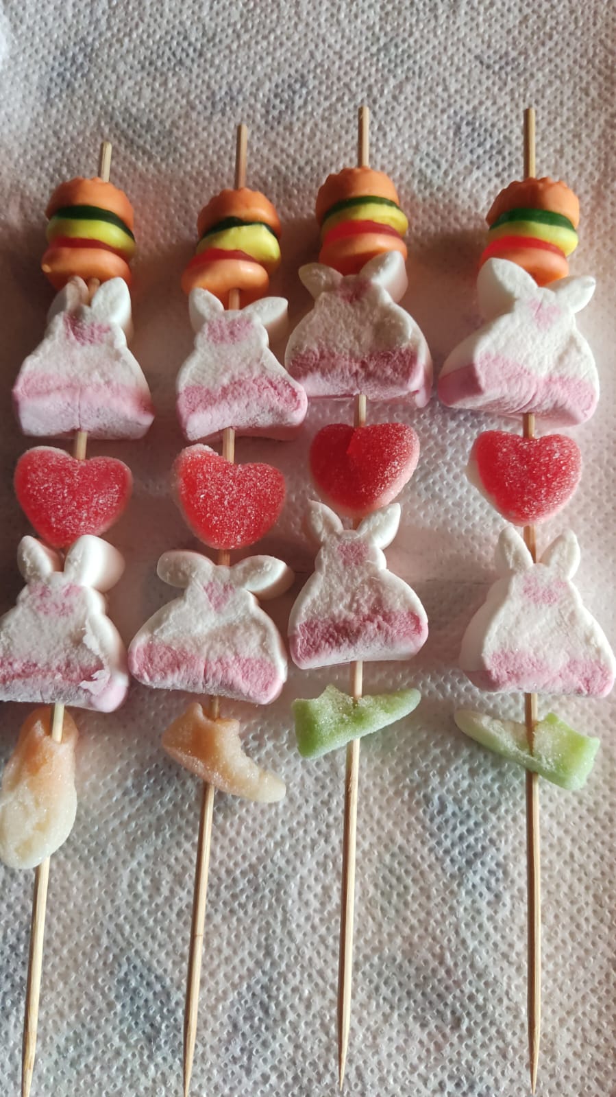 Brochetas de Gomita