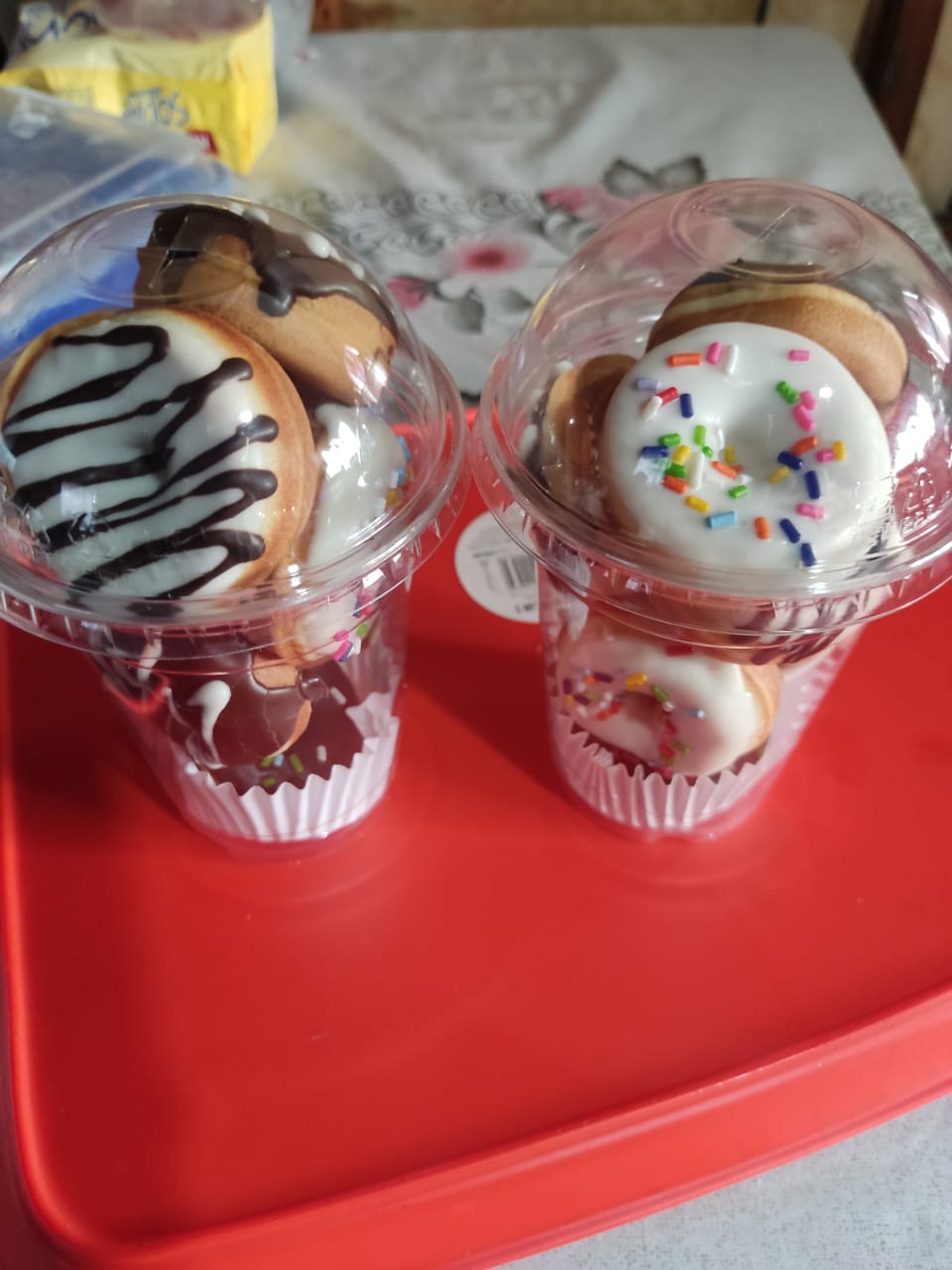 Donitas en Vaso